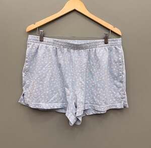 Wild Fable Blue Floral Lounge Shorts Large Cotton Ditsy Cottagecore Pajama